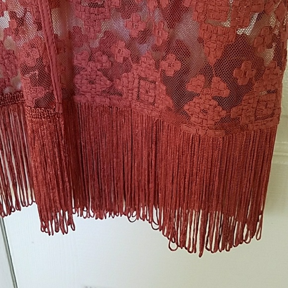 Short sleeve blouse/cover up, size Small - Picture 3 of 5